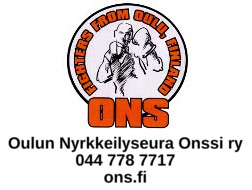 Oulun Nyrkkeilyseura Onssi ry logo